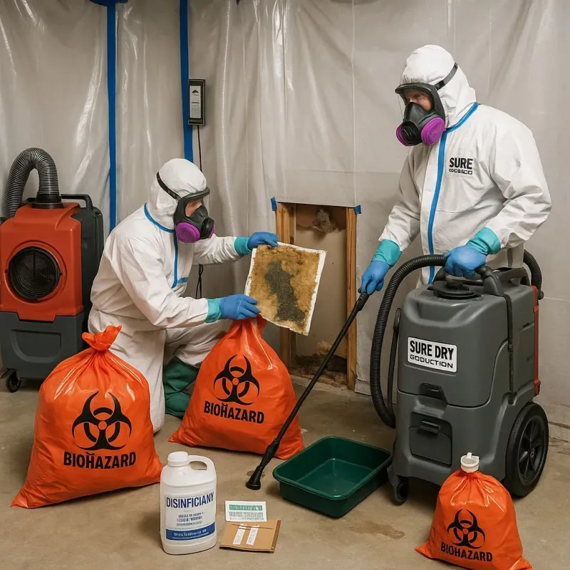 Contaminated Water Handling Protocols process in Hale Center, TX